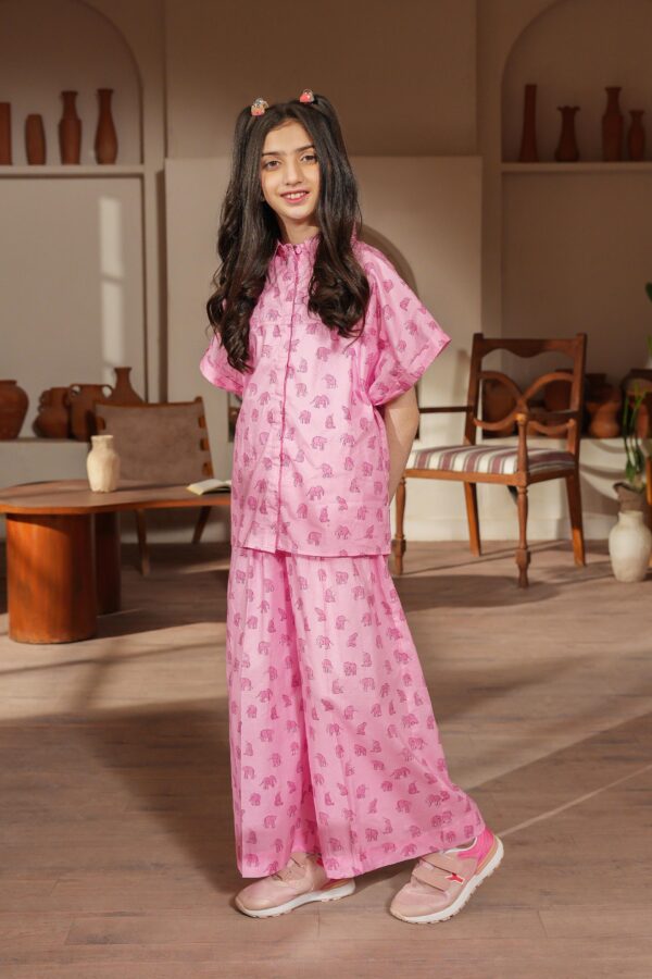 Printed Top With Trousers - Image 4