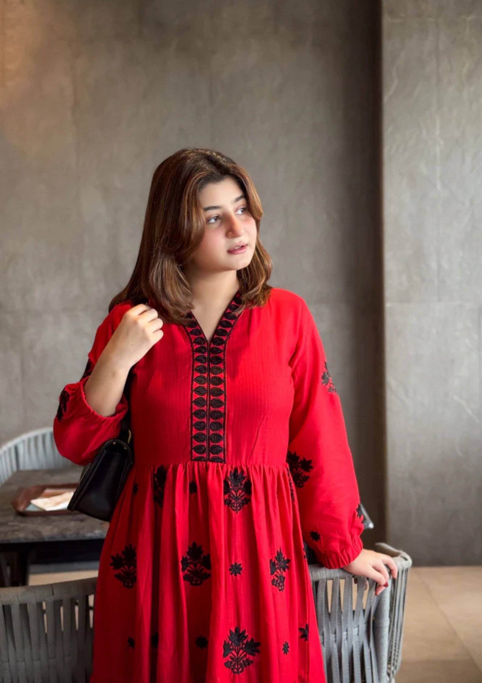 Jiamaan Embroidered Frock - Image 4