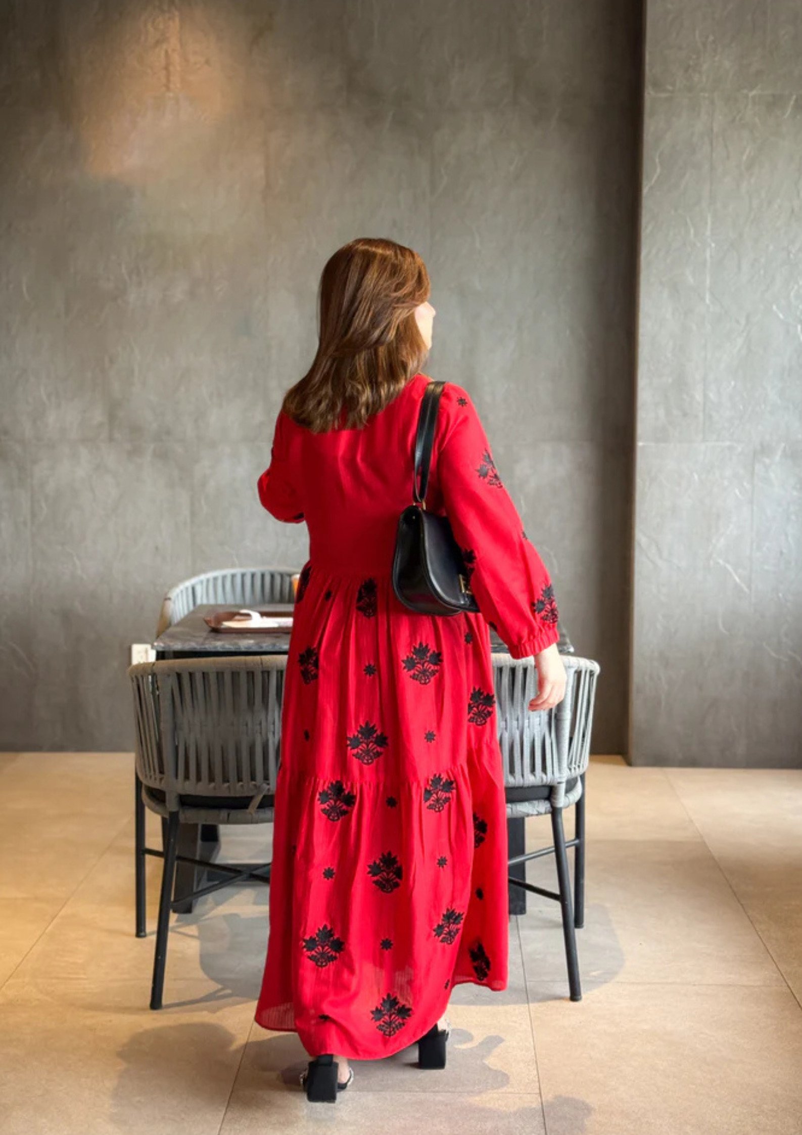 Jiamaan Embroidered Frock - Image 5