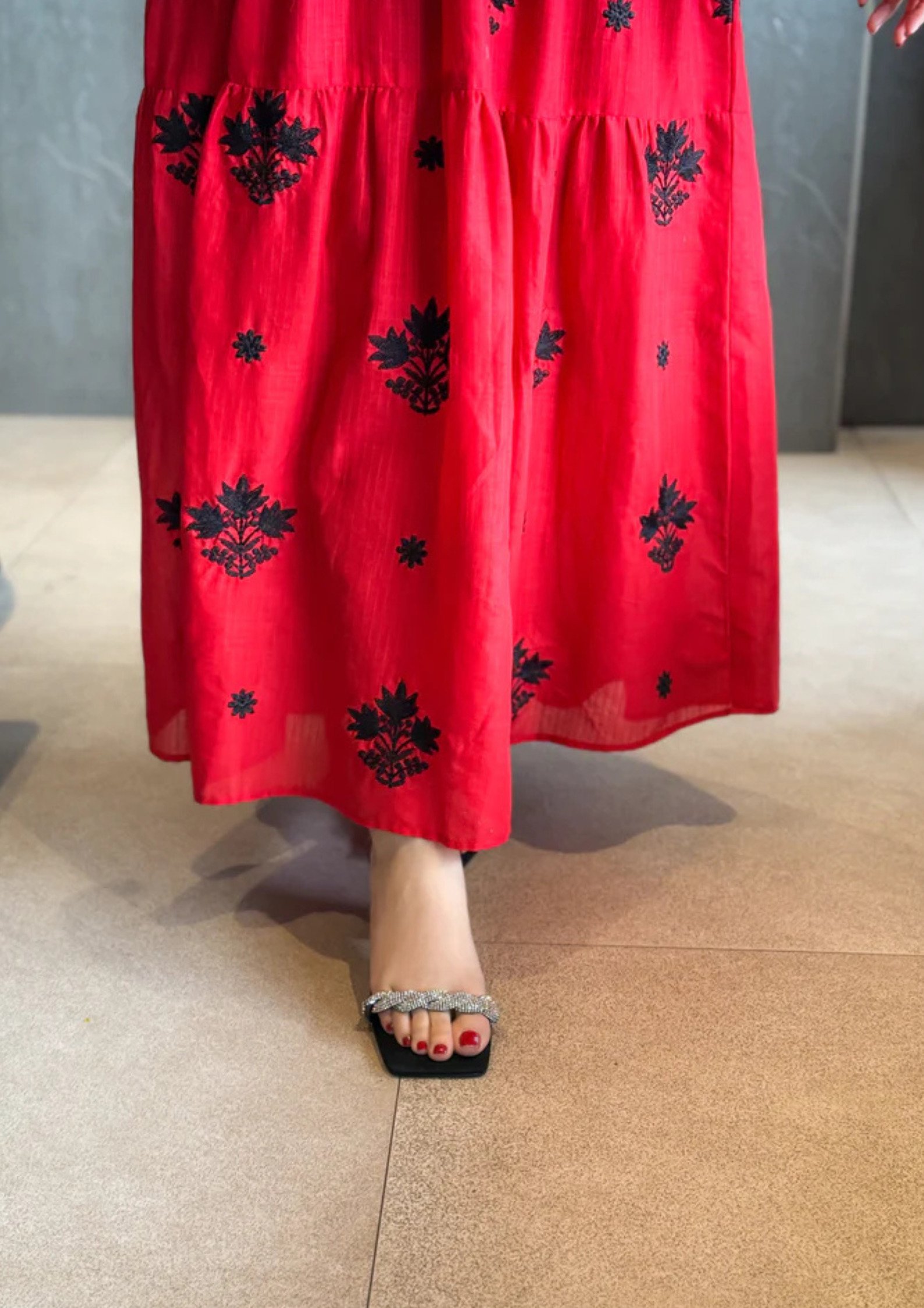 Jiamaan Embroidered Frock - Image 6